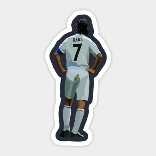 Real Madrid Legend Raul Sticker